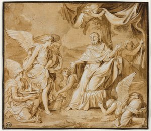 Anges servant le Christ - Louis Licherie de Beuron